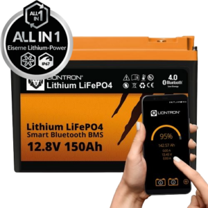 LIONTRON LiFePO4 12,8V 150Ah LXArctic smart BMS mit Bluetooth, Marine IP67