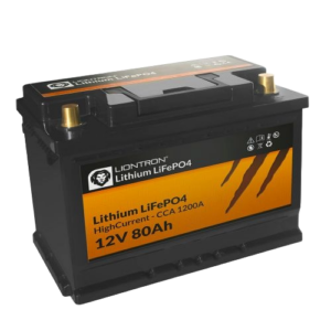 LIONTRON 12,8V 80Ah LiFePO4 mit BMS / 1200 A (CCA)